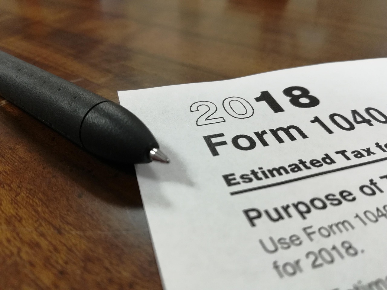 1040 tax form, 2018