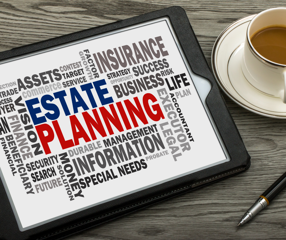 estate planning word illustration