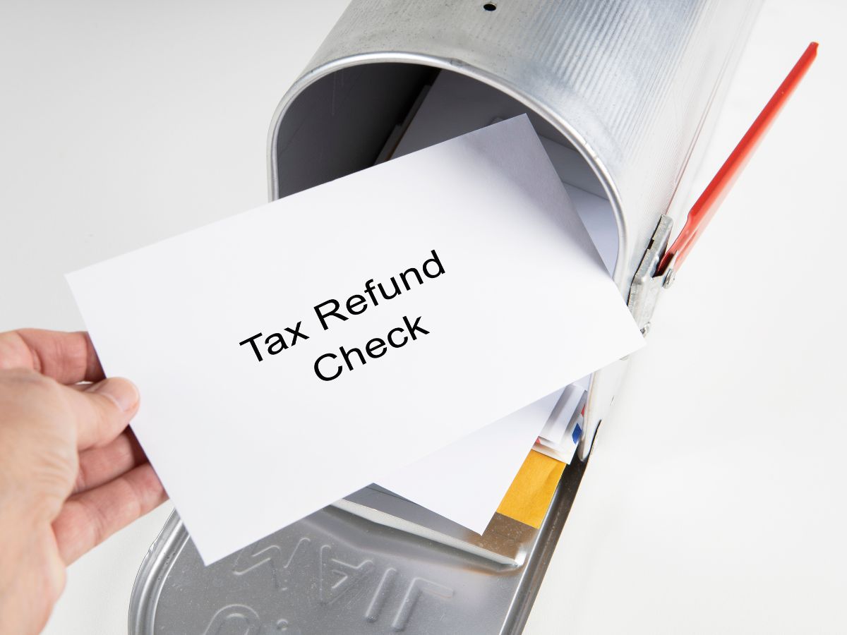 tax refund check AK Burton